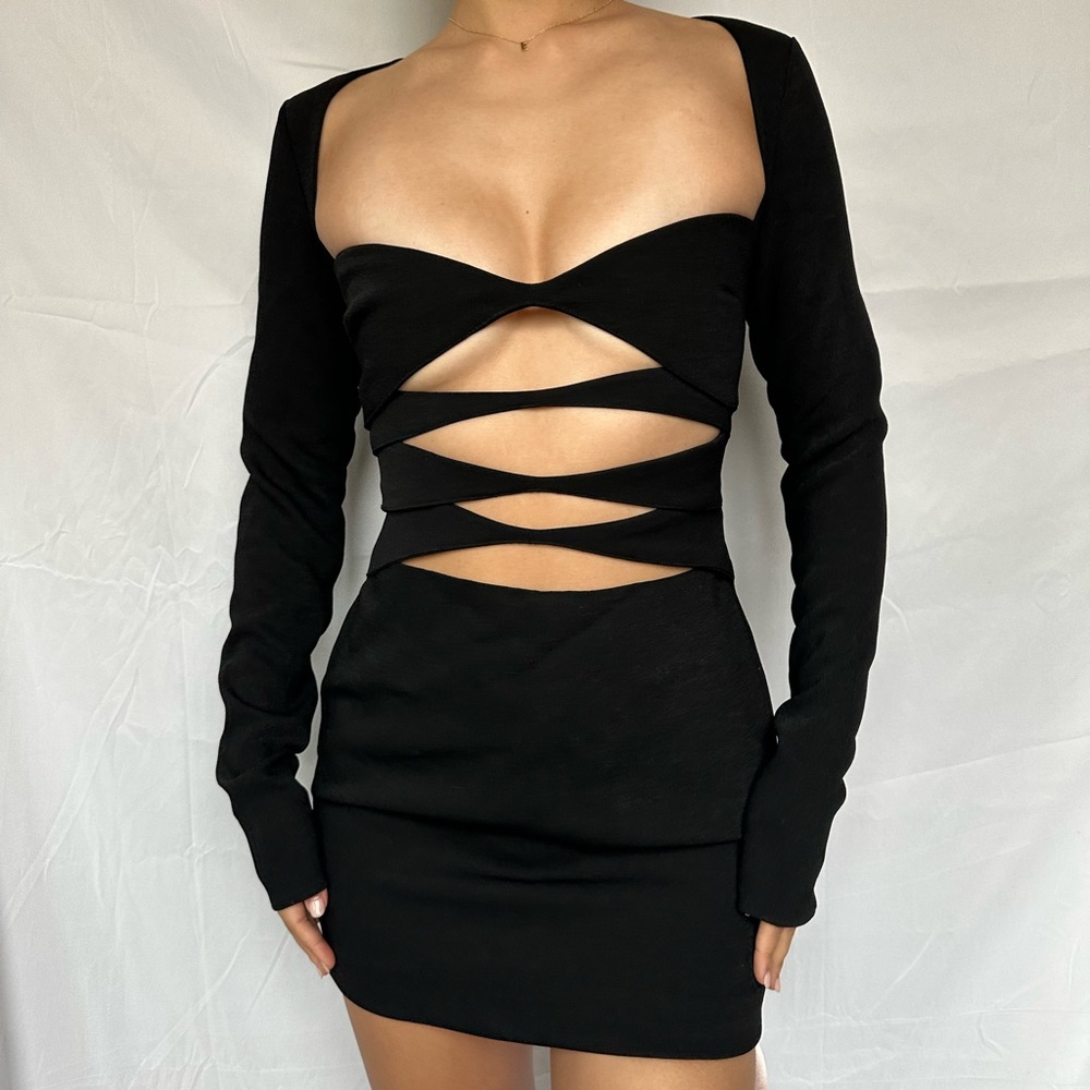 House of CB black dress